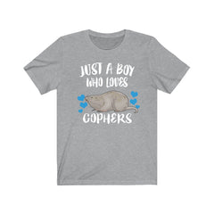 Just A Boy Who Loves Gophers Shirt - gopher print design