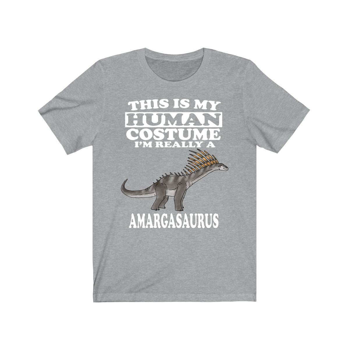 This Is My Human Costume I'm Really An Amargasaurus Shirt - Amargasaurus print design