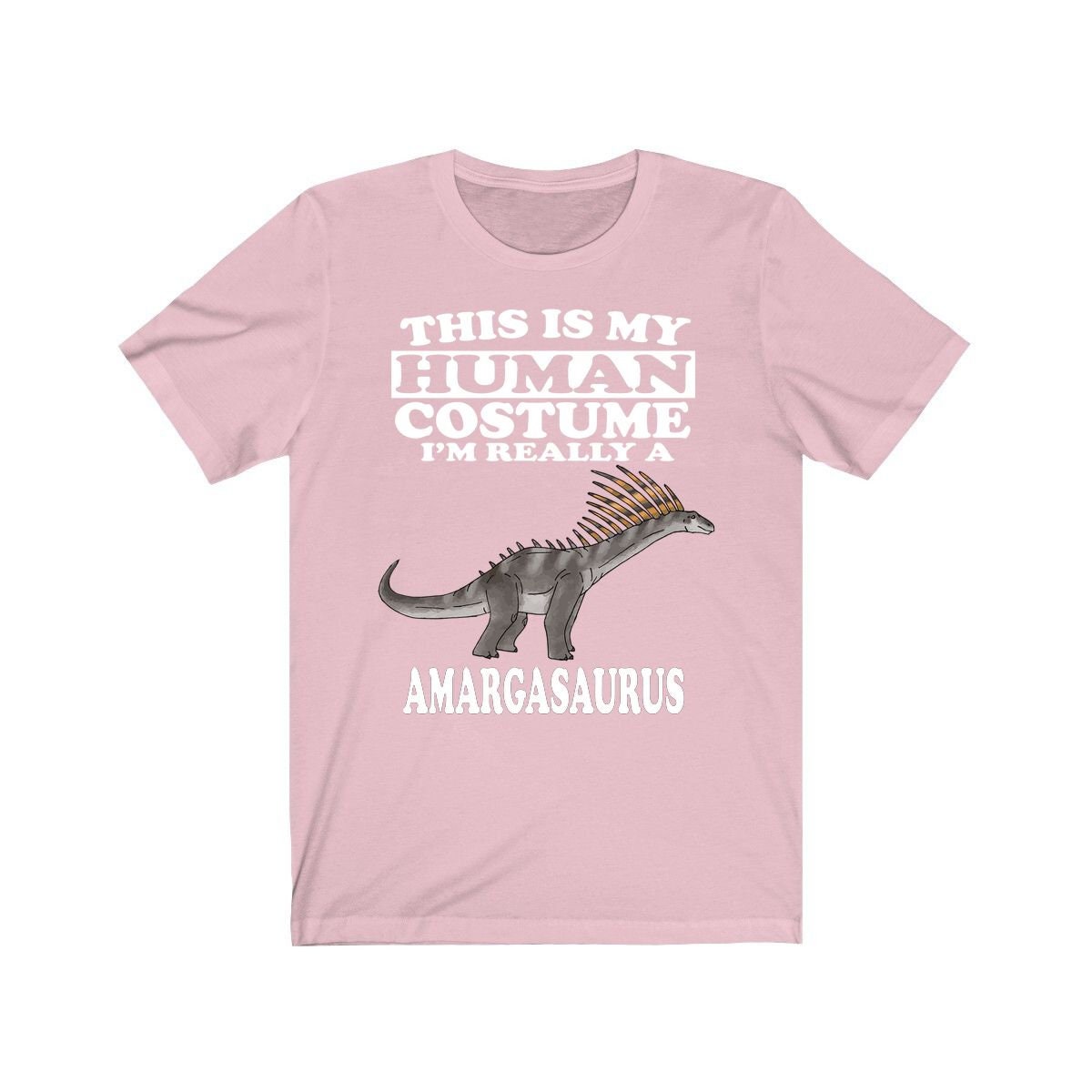 This Is My Human Costume I'm Really An Amargasaurus Shirt - Amargasaurus print design