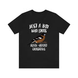 Just A Boy Who Loves Grosbeaks Bird Shirt, Grosbeak Lover Shirt, Birding Shirt, Bird Lover Gift, Animal Adult Kids T-Shirt Image 3