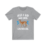 Just A Boy Who Loves Guanacos Shirt, Guanaco Lover Shirt, Guanaco Shirt, Guanaco Lover Gift, Animal Adult Kids T-Shirt Image 2