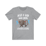 Just A Boy Who Loves Hamadryas Baboons Shirt, Baboon Lover Shirt, Hamadryas Baboon Shirt, Baboon Lover Gift, Animal Adult Kids T-Shirt Image 2