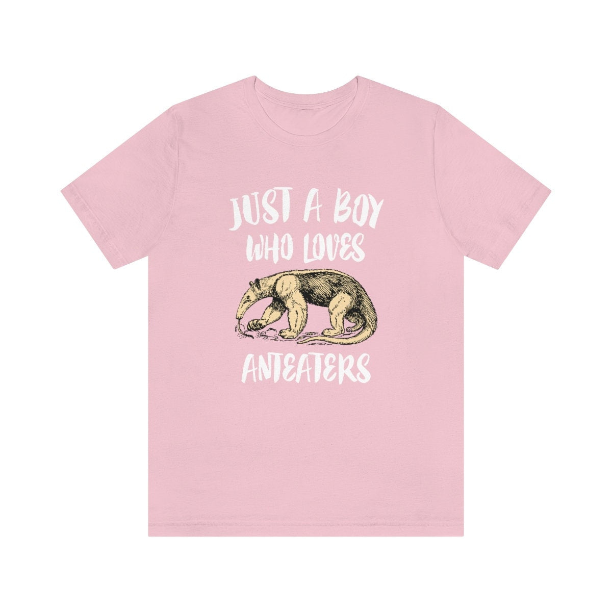 Just a boy who loves anteaters tropical jungle mammal lover tee