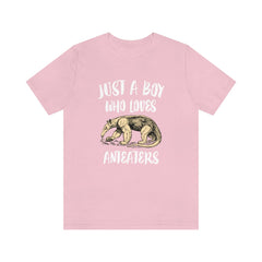Just a boy who loves anteaters tropical jungle mammal lover tee