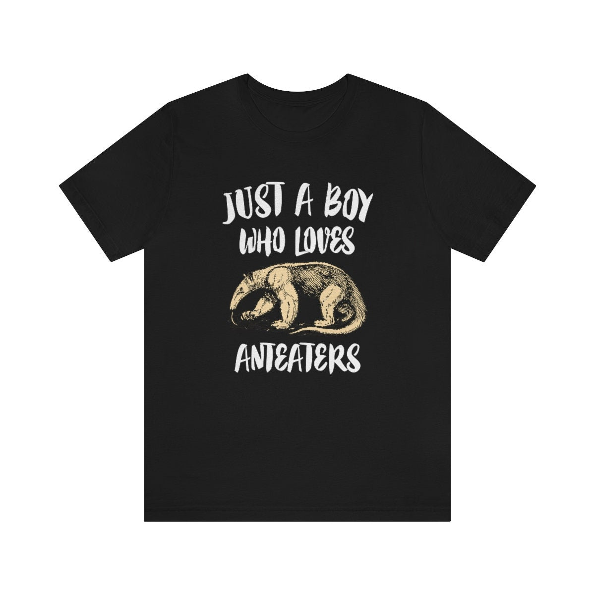 Just a boy who loves anteaters tropical jungle mammal lover tee