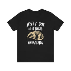 Just a boy who loves anteaters tropical jungle mammal lover tee