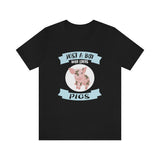 Just A Boy Who Loves Pigs Shirt, Pig Lover Shirt, Pig Shirt, Pig Lover, Animal Adult Kids Shirt Image 1