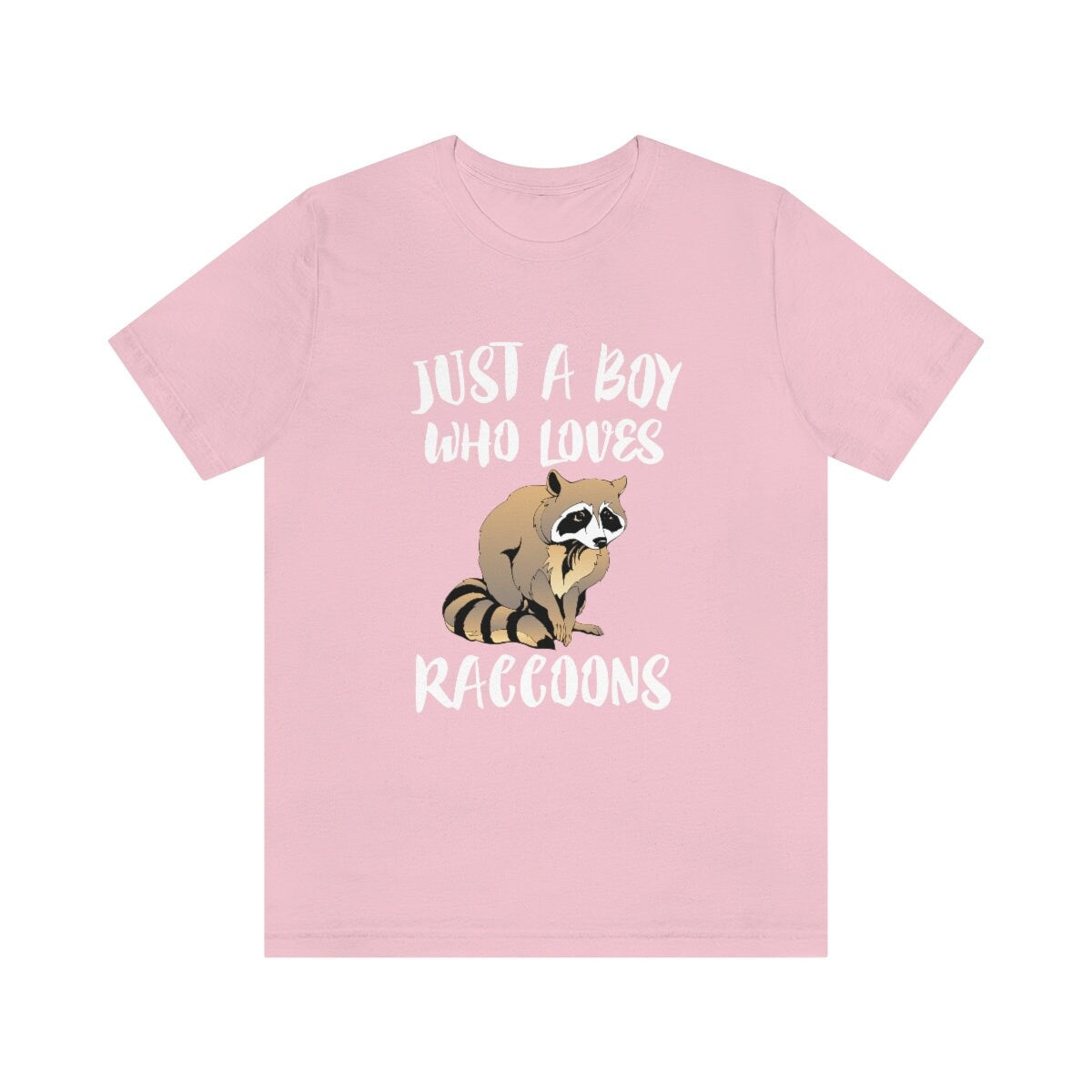 Just A Boy Who Loves Raccoons Shirt - raccoon print design