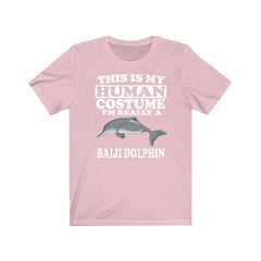 This Is My Human Costume I'm Really A Baiji Dolphin Shirt - baiji dolphin print design