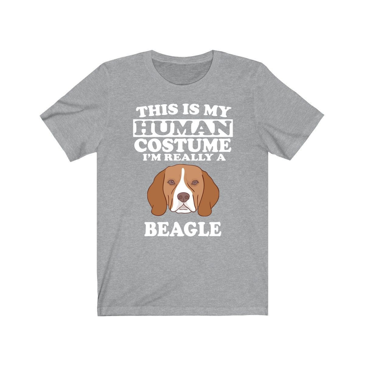 This Is My Human Costume I'm Really A Beagle Dog Shirt - Beagle print design