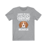 This Is My Human Costume I'm Really A Beagle Dog Shirt, Beagle Lover Shirt, Beagle Shirt, Beagle Lover Gift, Animal Gift Image 3