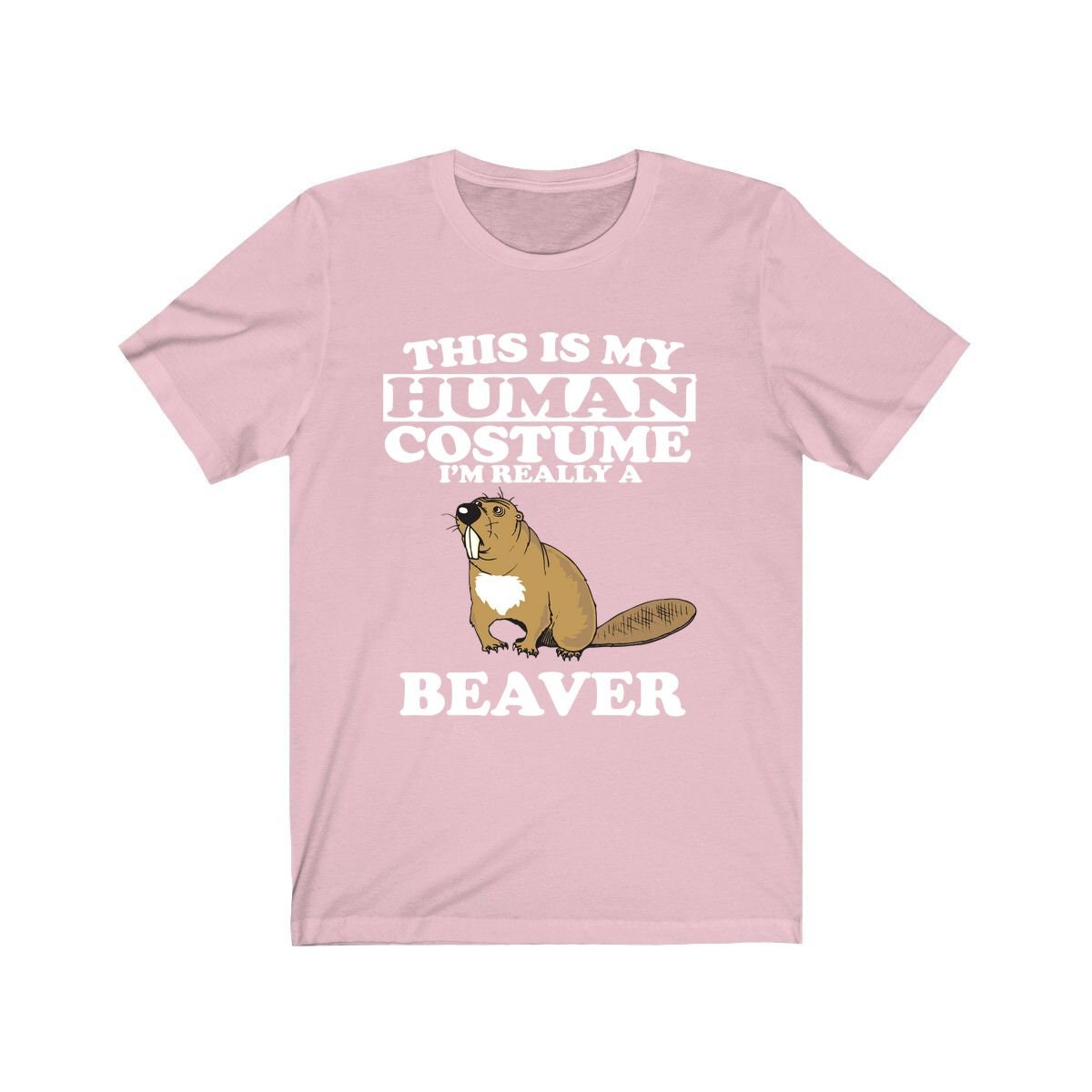 This is my human costume I am really a beaver wetland engineer tee