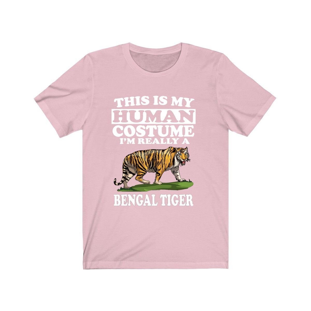 This Is My Human Costume I'm Really A Bengal Tiger Shirt - Bengal tiger print design