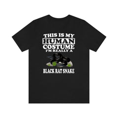 This Is My Human Costume I'm Really A Black Rat Snake Shirt - Black Rat Snake print
