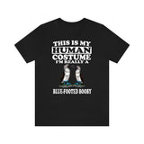This Is My Human Costume I'm Really A Blue-footed Booby Shirt, Bird Lover Shirt, Birding Shirt, Bird Lover Gift, Animal Gift Image 2