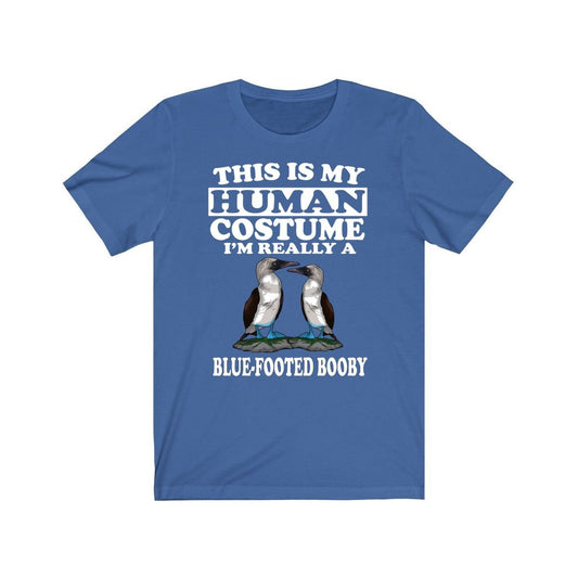 Blue-Footed Booby Human Costume Shirt - blue-footed booby print design