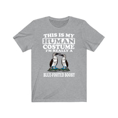 Blue-Footed Booby Human Costume Shirt - blue-footed booby print design