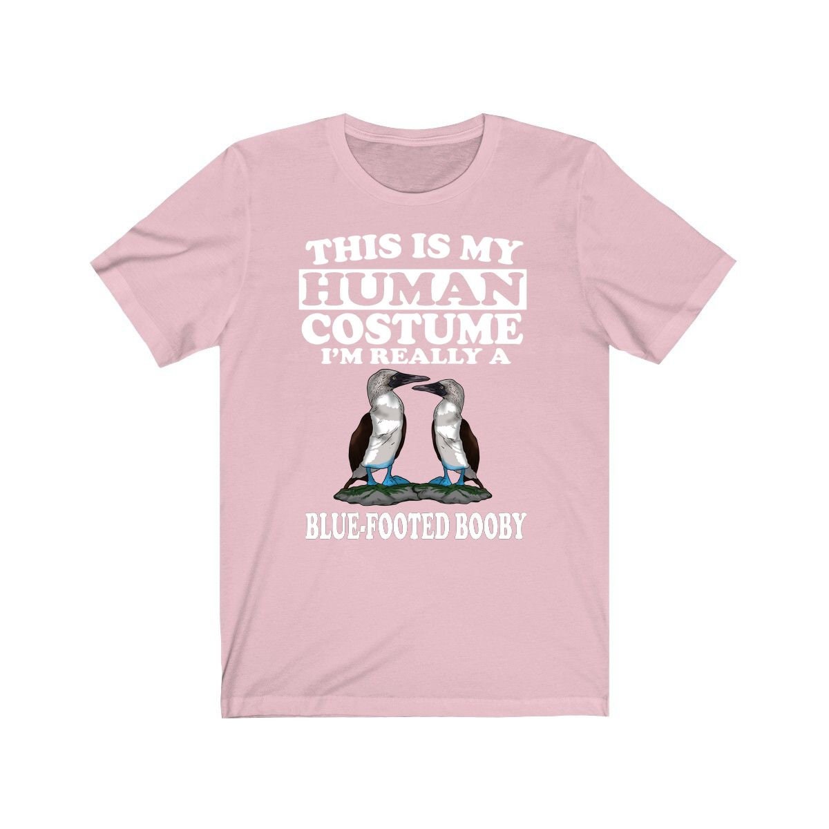 Blue-Footed Booby Human Costume Shirt - blue-footed booby print design