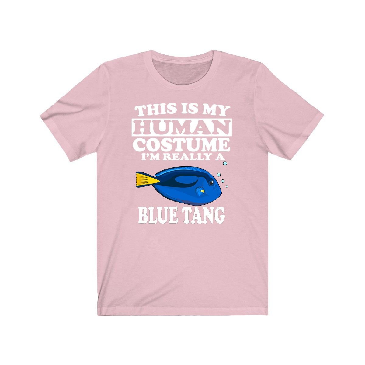 Blue Tang Human Costume Shirt - blue tang print design