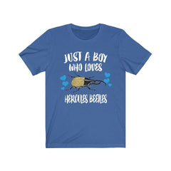 Just A Boy Who Loves Hercules Beetles Shirt - Hercules Beetle print design