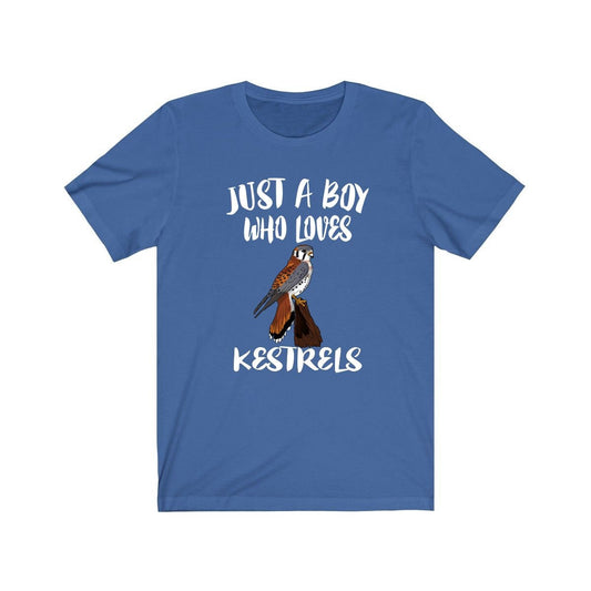 Just A Boy Who Loves Kestrels Birds Shirt - Kestrel print design