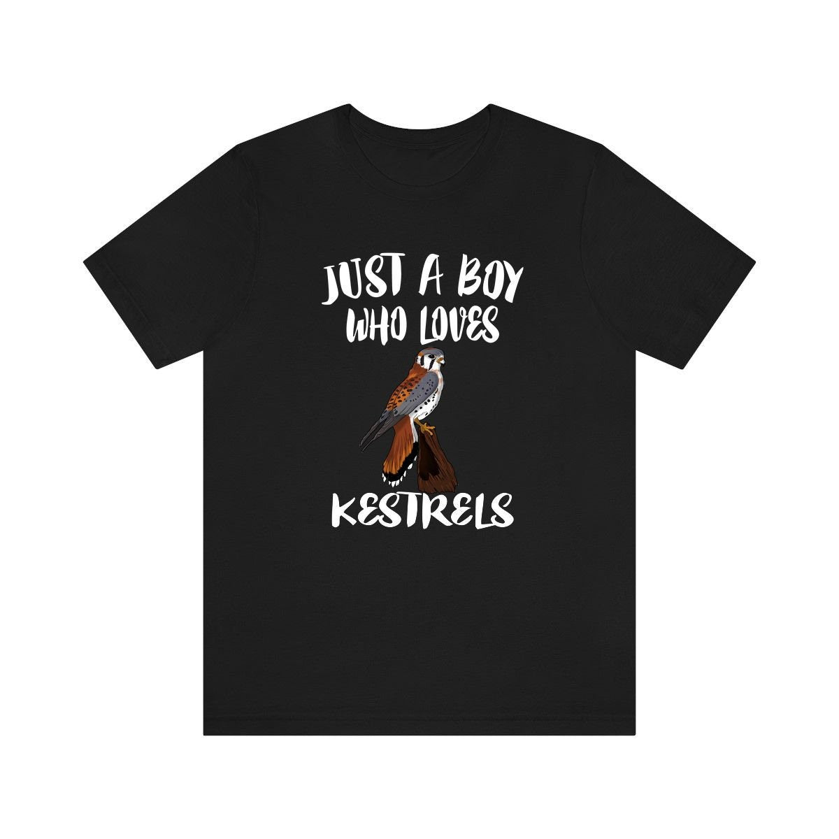 Just A Boy Who Loves Kestrels Birds Shirt - Kestrel print design