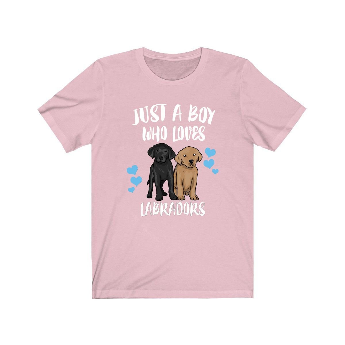 Just A Boy Who Loves Labradors Dogs Shirt - Labrador print design