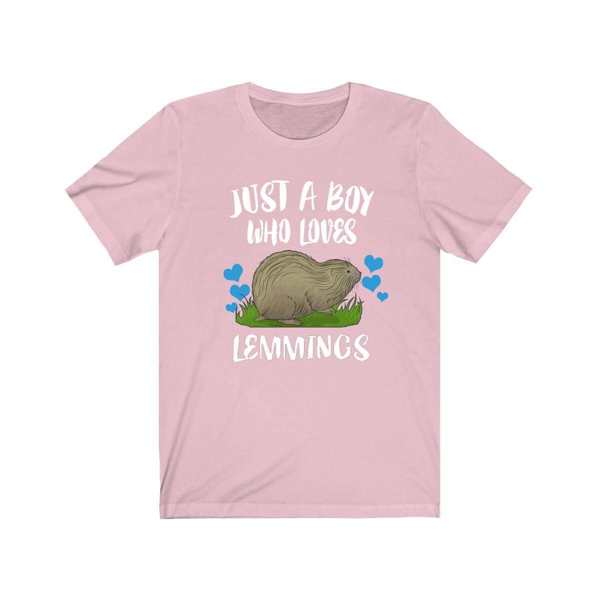 Just a boy who loves lemmings Arctic tundra rodent tee