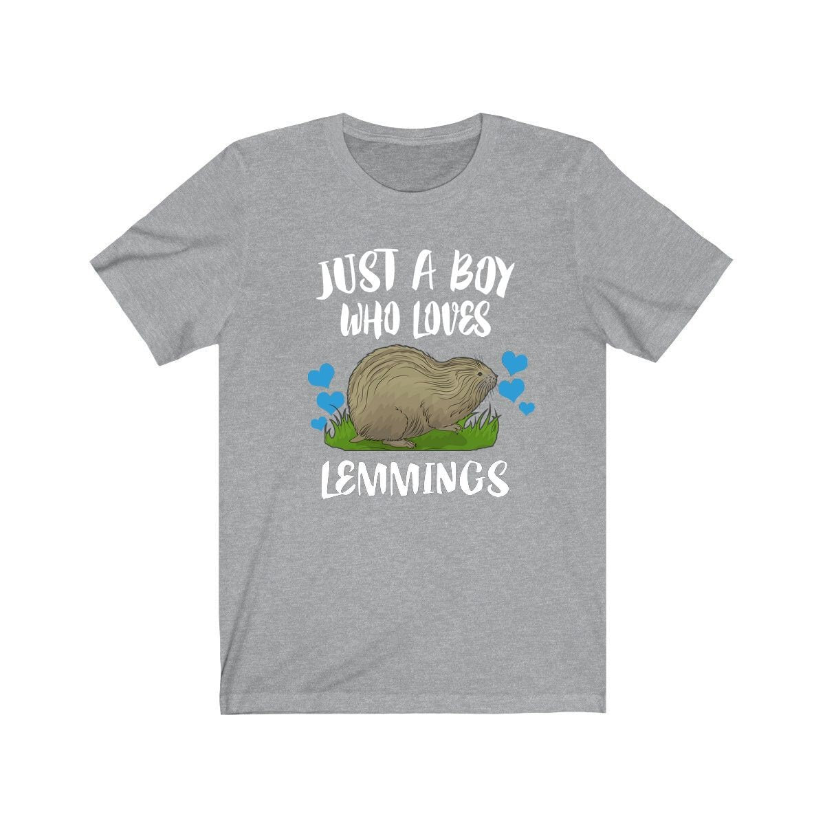 Just a boy who loves lemmings Arctic tundra rodent tee