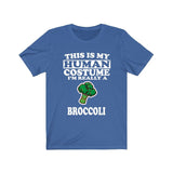 This Is My Human Costume I'm Really A Broccoli Shirt, Broccoli Lover Shirt, Vegetable Shirt, Broccoli Lover Gift, Animal Gift Image 2