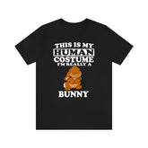 This Is My Human Costume I'm Really A Bunny Rabbit Shirt, Bunny Lover Shirt, Bunny Shirt, Bunny Lover Gift, Animal Gift Image 1