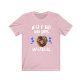 Just A Boy Who Loves Macaques Shirt, Macaque Lover Shirt, Macaque Shirt, Macaque Lover Gift, Animal Adult Kids T-Shirt Image 4