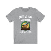 Just A Boy Who Loves Nuthatches Shirt, Nuthatch Lover Shirt, Birding Shirt, Bird Lover Gift, Animal Adult Kids T-Shirt Image 1
