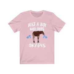 Just A Boy Who Loves Okapis Shirt - okapi print design