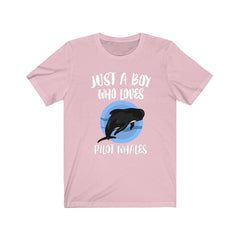 Just A Boy Who Loves Pilot Whales Shirt - pilot whale print design