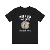 Just A Boy Who Loves Prairie Dogs Shirt, Prairie Dog Lover Shirt, Prairie Dog Shirt, Prairie Dog Lover Gift, Animal Adult Kids T-Shirt Image 1