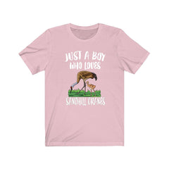 Just A Boy Who Loves Sandhill Cranes Shirt - Sandhill Crane print design
