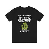 This Is My Human Costume I'm Really A Celery Vegetable Shirt, Celery Lover Shirt, Vegetable Shirt, Celery Lover Gift, Animal Gift Image 1