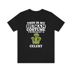 This Is My Human Costume I'm Really A Celery Shirt - celery print design