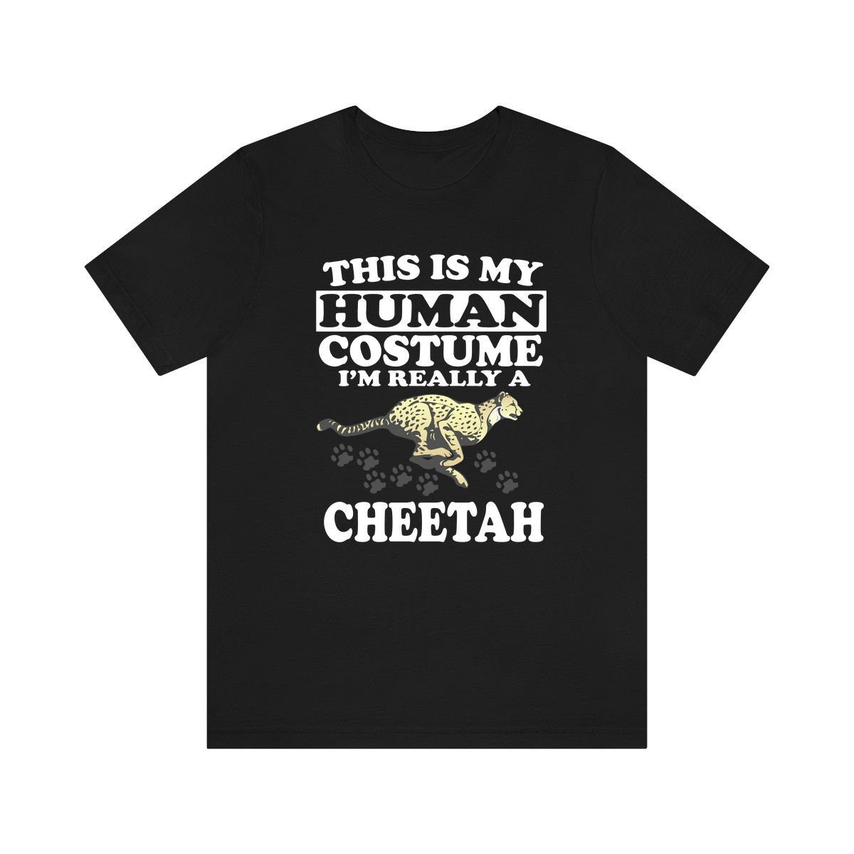 This Is My Human Costume I'm Really A Cheetah Shirt, Cheetah Lover Shirt, Cheetah Shirt, Cheetah Lover Gift, Animal Gift Image 1