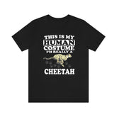 This Is My Human Costume I'm Really A Cheetah Shirt, Cheetah Lover Shirt, Cheetah Shirt, Cheetah Lover Gift, Animal Gift Image 1