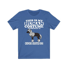 This Is My Human Costume I'm Really A Chinese Crested Dog Shirt, Dog Lover Shirt, Dog Shirt, Dog Lover Gift, Animal Gift Image 3