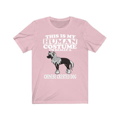 This Is My Human Costume I'm Really A Chinese Crested Dog Shirt, Dog Lover Shirt, Dog Shirt, Dog Lover Gift, Animal Gift Image 4