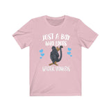 Just A Boy Who Loves Spider Monkeys Shirt, Spider Monkey Lover Shirt, Monkey Shirt, Monkey Lover Gift, Animal Adult Kids T-Shirt Image 4