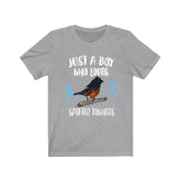 Just A Boy Who Loves Spotted Towhees Shirt, Spotted Towhee Lover Shirt, Biding Shirt, Bird Lover Gift, Animal Adult Kids T-Shirt Image 1