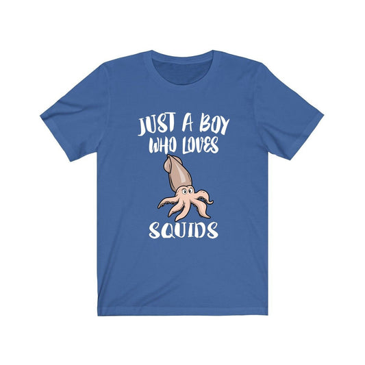 Just A Boy Who Loves Squids Shirt - squid print design