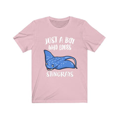 Just A Boy Who Loves Stingrays Shirt - stingray print design