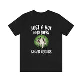 Just A Boy Who Loves Sugar Gliders Shirt, Sugar Glider Lover Shirt, Sugar Glider Shirt, Sugar Glider Lover Gift, Animal Adult Kids T-Shirt Image 1
