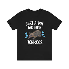 Just A Boy Who Loves Tenrecs Shirt - tenrec print design