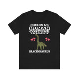 This Is My Human Costume I'm Really A Brachiosaurus Shirt, Brachiosaurus Lover Shirt, Dinosaur Shirt, Dinosaur Lover Gift, Animal Gift Image 1